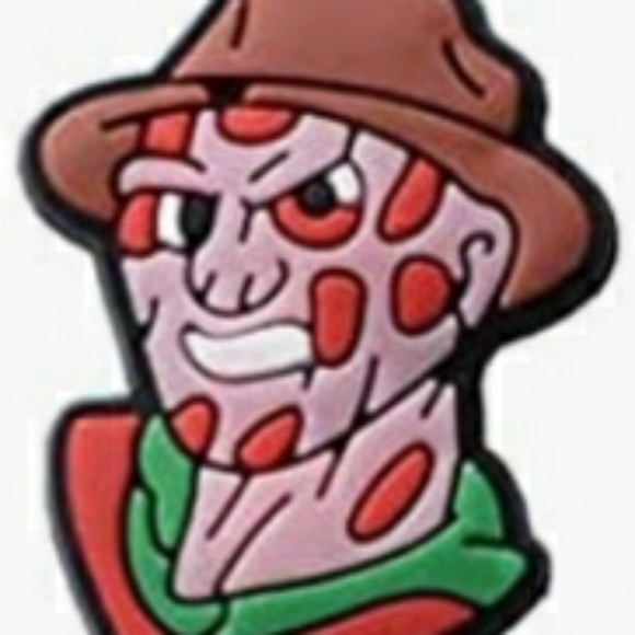 JIBBITZ CROC CHARM OR BRACELET CHARM FREDDY KRUEGER - Picture 3 of 5